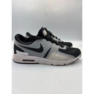 Nike Air Max Zero‎ Monochrome White Black, Size 8 Women